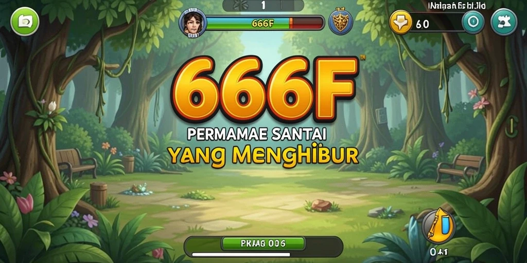 Screenshot utama 666F menampilkan gameplay santai yang menghibur.