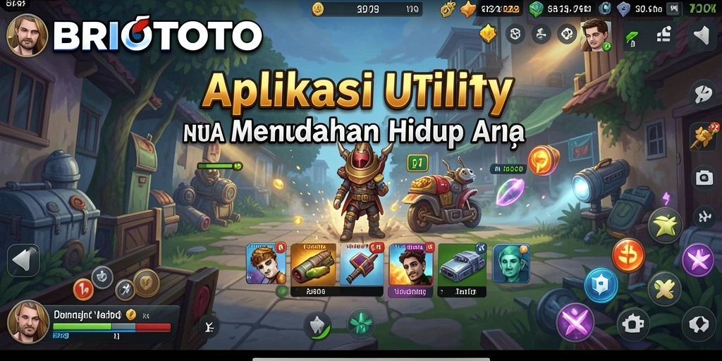 Tampilan utama BRIOTOTO dengan fitur pengingat dan catatan.