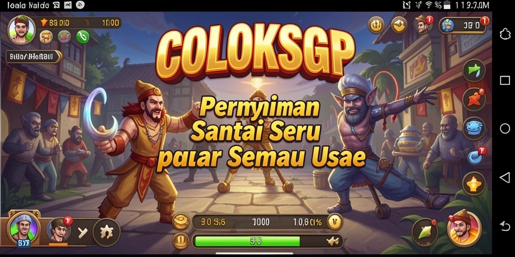 Gameplay seru dan interaktif dalam COLOKSGP.