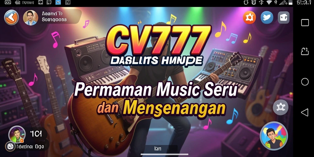 Tampilan gameplay CV777 yang penuh warna dan menarik.