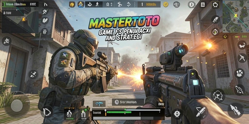 Screenshot gameplay MASTERTOTO yang menarik dan intens.