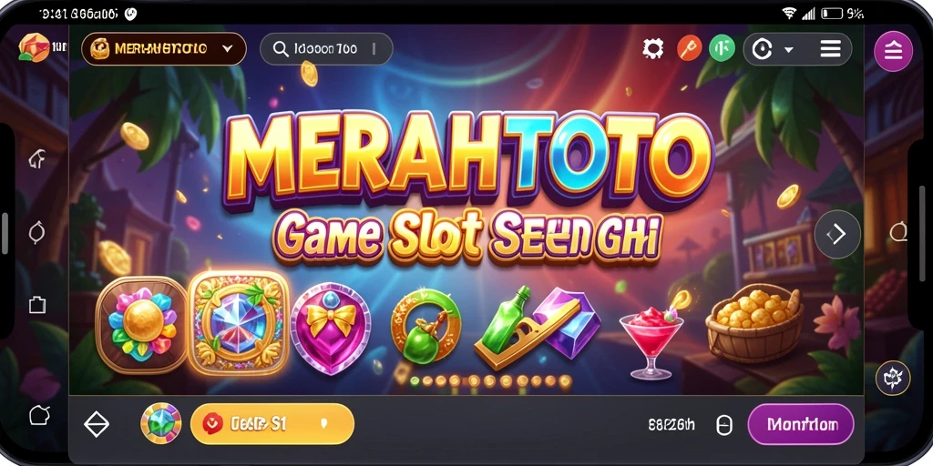 Screenshot gameplay MERAHTOTO yang menampilkan keseruan permainan Slot.