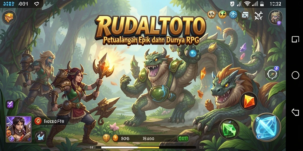 Gameplay seru dan petualangan epik di RUDALTOTO.